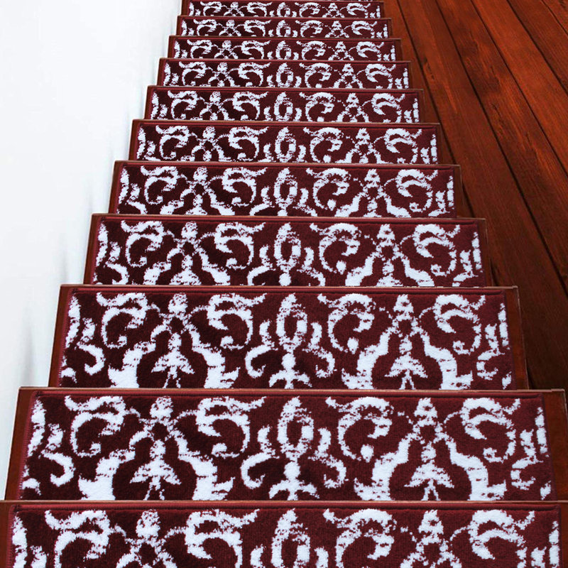 Tapis d'escalier Romanson, Rouge