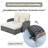 PE Wicker Rattan Double Chaise Lounge, 2-Person Reclining Daybed