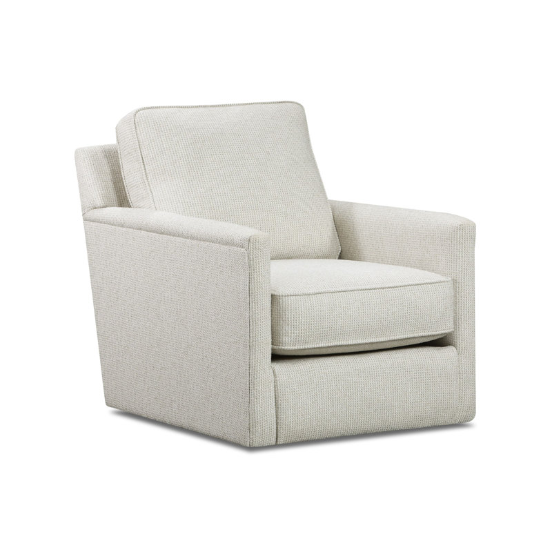 Fauteuil pivotant en coton et polyester Poof