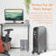 VonHaus 2000W Electric Radiator Space Heater with Adjustable Thermostat