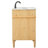 Rivers 30'' Single Bathroom Vanity with Marble Top-2003548898