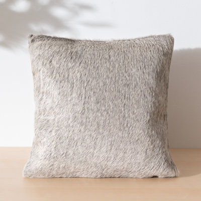 Brindle Cowhide Patchwork Pillow Single