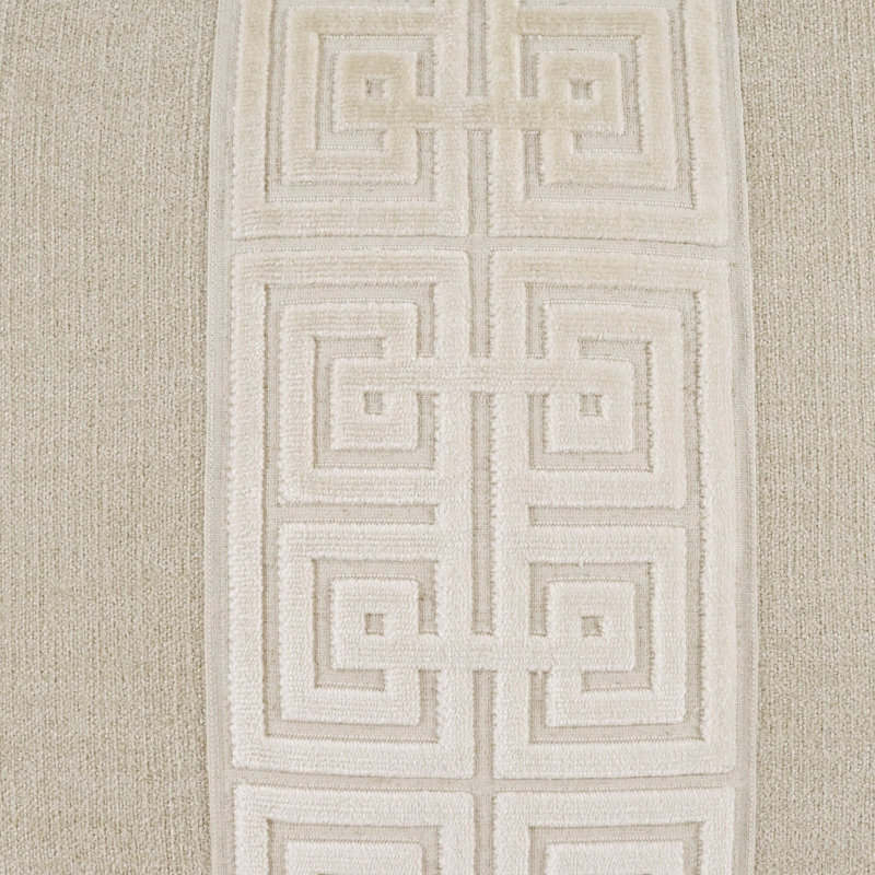 Terus Square Pillow Cover & Insert, Ivory, Square 24"