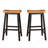 Wood 29" Saddle Stool