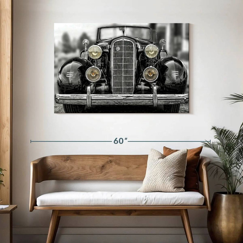 Mehar Vintage Cadillac II, H 30 po x l 45 po