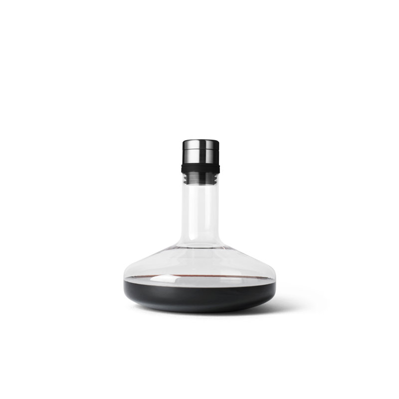 Norm Architects Wine Decanter, Clear/Steel