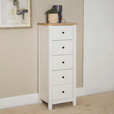 Maryhannah 45 cm W Chest of 5 Drawers