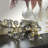 Crystal Orb Inspired Jack Decorative Clear Sculpture with Gold Metal Accents Set