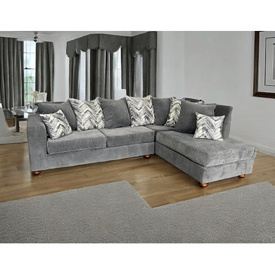 Keiffer Upholstered 106 " Fabric L-Shaped Sectional