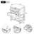 Vincenzio 24 " W Freestanding Standard 1 Single Vanity Bathroom Vanity With Resin Top