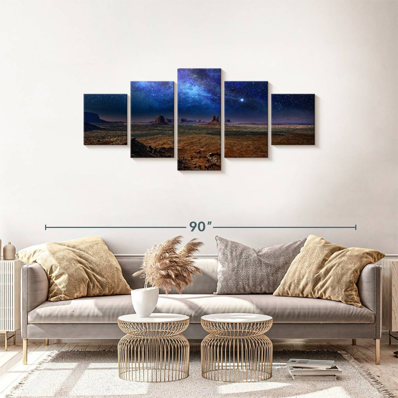 Alvord Starlit Monument Valley, H 30 po x l 68 po