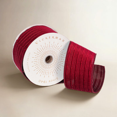 Vickerman 10yd Velvet Ribbon