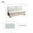 Upholstered 116.9 " U-Shaped Sectional-701562133
