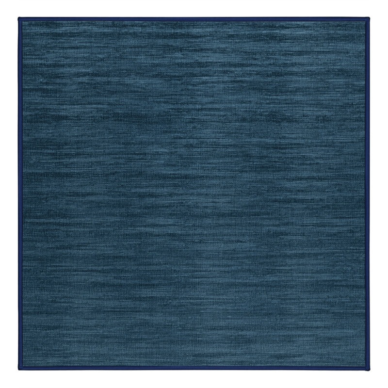 Tapis gris uni lavable à la machine, Carré 4 pi