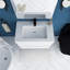 Ensemble de meuble-lavabo mural 30 po avec lavabo en résine Lauma-479659629