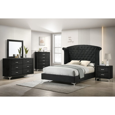 Mobilier de chambre à coucher Glam Style