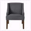 Chaise d'appoint moderne, fauteuil rembourré avec pieds en bois massif-964697677-964697679