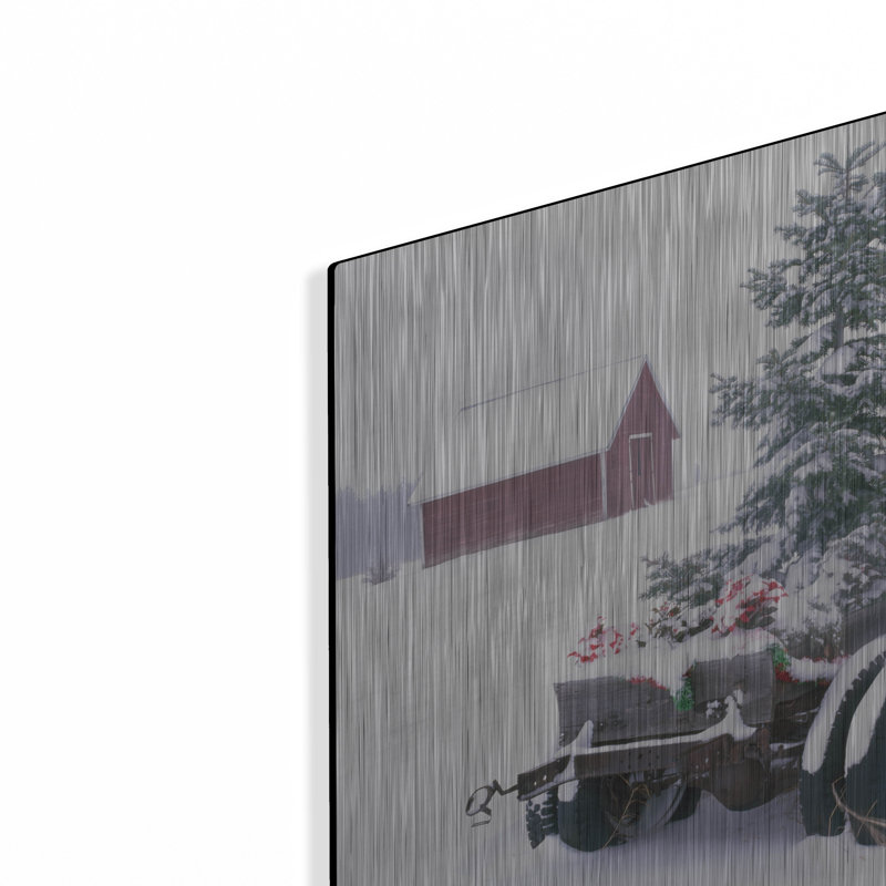 «Christmas Truck» par Dennis Frates, H 12 po x l 16 po