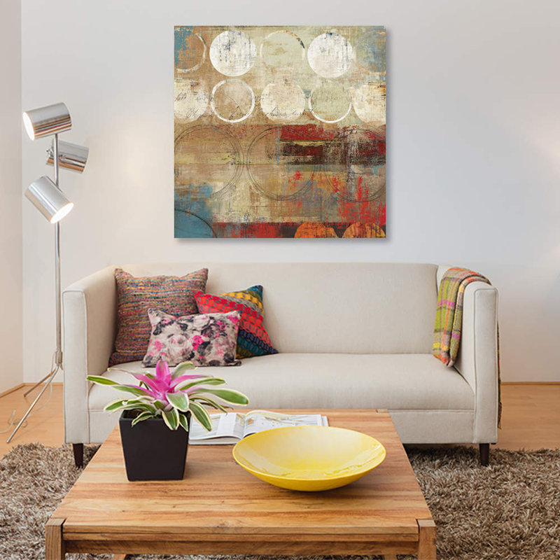 «Conseils I», impression sur toile, H 37 po x l 37 po x P 1,5 po, Pas de tapis, Toile tendue