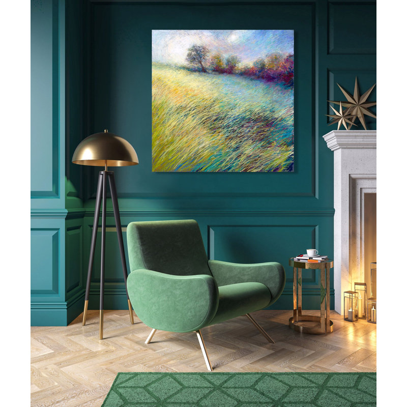 Feathered Field by Nel Whatmore - Wrapped Canvas Print, 70 cm H x 70 cm W