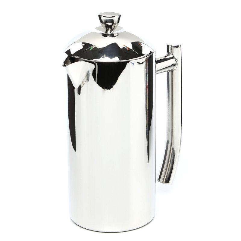 Presse française en acier inoxydable poli Frielling, 17 oz