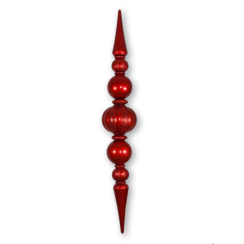 Giant Finial Ornament, Rouge