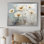 Élégant beige et gris Buttercups Meadow - Buttercups Wall Art Living Room