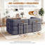 3 Seater Linen Sofa-130670064