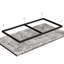 Modern 6 Dining , 75.59 Lb Weight, , Grey Table, 29.5 In. High, Flair,