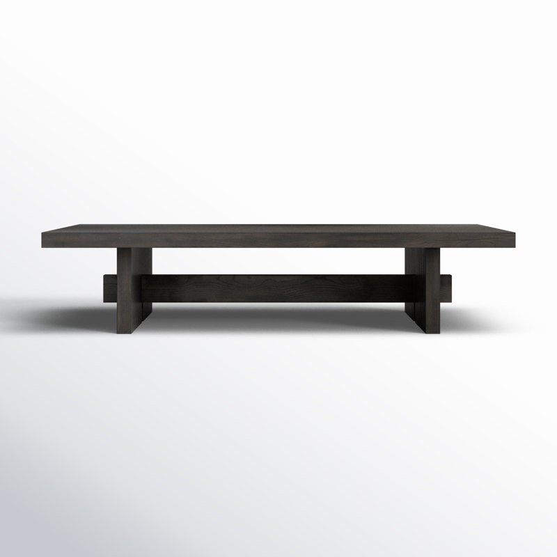 Conti Single Coffee Table with Storage, Black