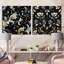 Keighley - Ensemble de 2 collages carrés botaniques abstraits-101860175-101860174