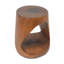Table d'appoint creuse, texture semblable au bois-1739057143