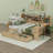 Tiaisha Full Size Multi-functional Bed with Two Storage Drawers and Study Desk-1340076102