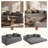 83“ Foldable Sleeper Sofa Bed – Convertible Mattress Couch With 2 Removable Pillows-126759358