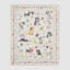 Tapis d'intérieur lavable blanc avec chiot blanc-1001641057-1001641060