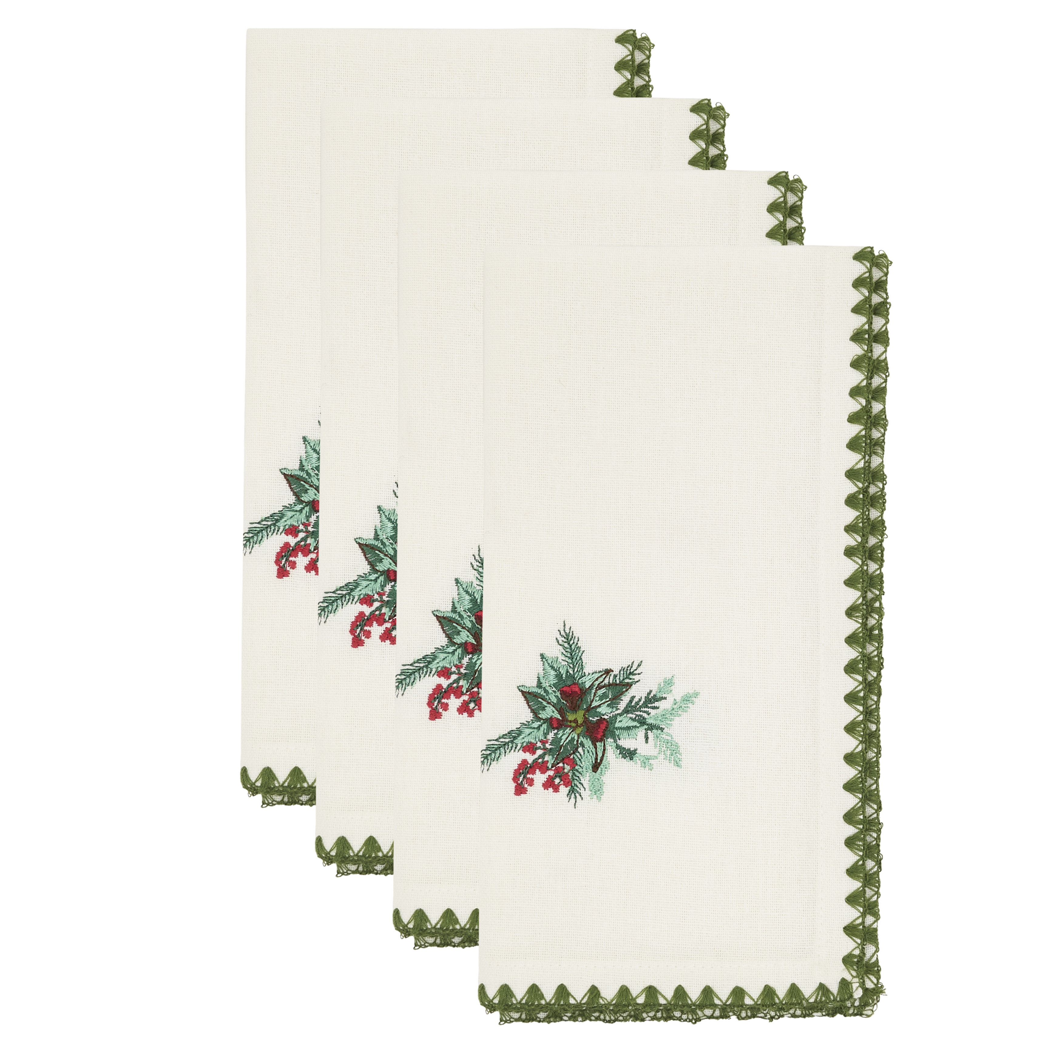 Birch Lane™ Holly Napkin (Set of 4) | Birch Lane