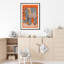 Pop Art & Retro Happy Elephant Framed Art-1955416390