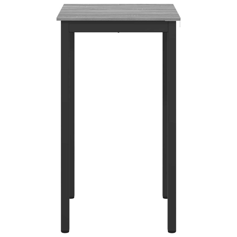 Standing Bar Table Engineered Wood, 105cmH x 60cmL x 60cmW, Grey