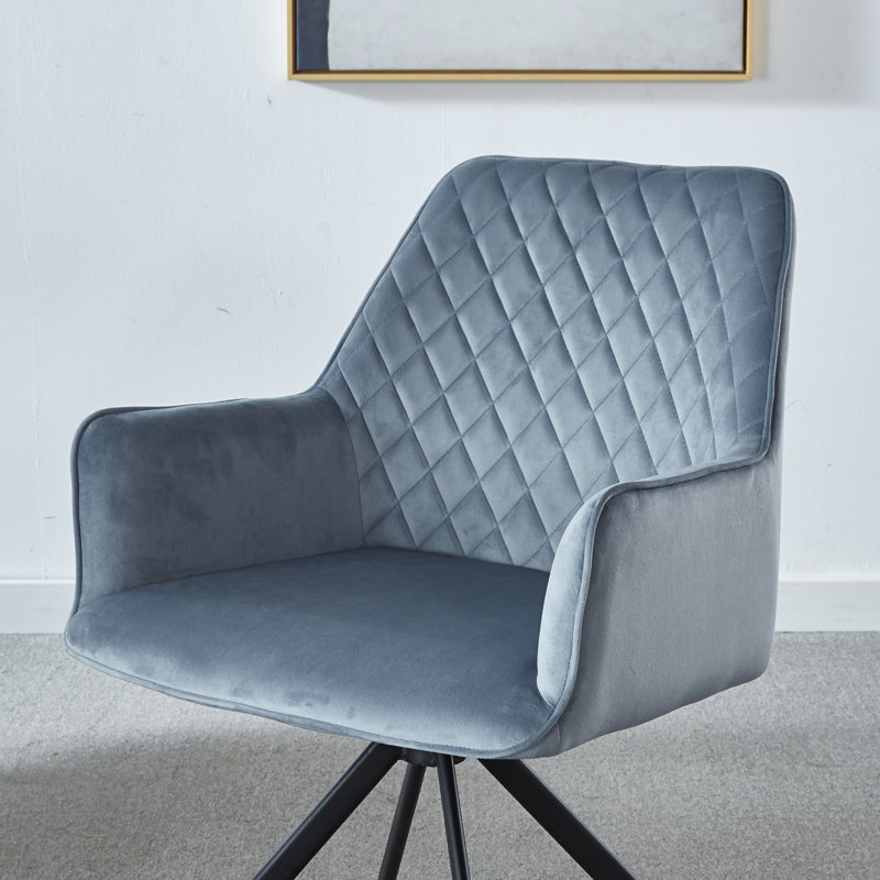 Chaises de salle à manger rembourrées en velours pour la maison / cuisine
