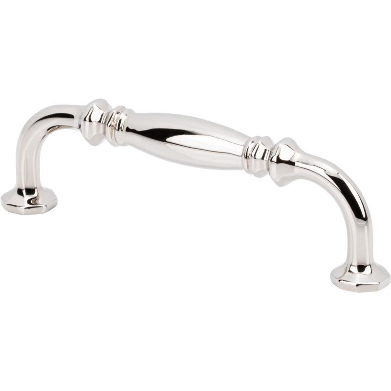 Palazzo Pull, Polished Nickel, 3 3/4"