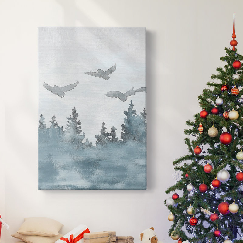 Art des Fêtes de Noël - Toile tendue avec châssis CCII, H 18 po x l 12 po