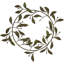 Sculpture florale couronne de fleurs