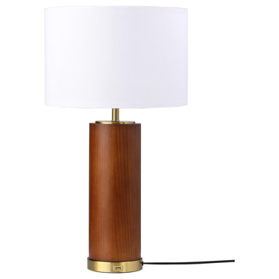Lampe de table Cranbrook à abat-jour tambour 28 po Cappuccino