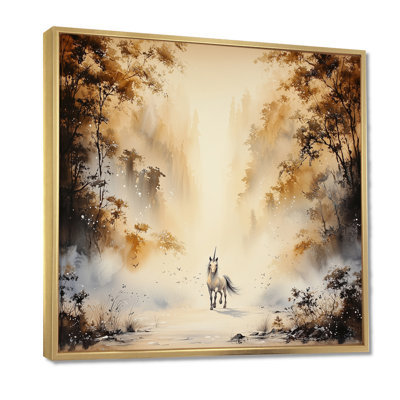 Fantaisie, licorne, voyage I - licornes, art mural, salon
