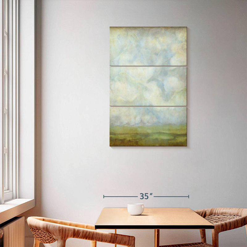 Avery Aged Abstract Landscape I, 57" H x 36" W