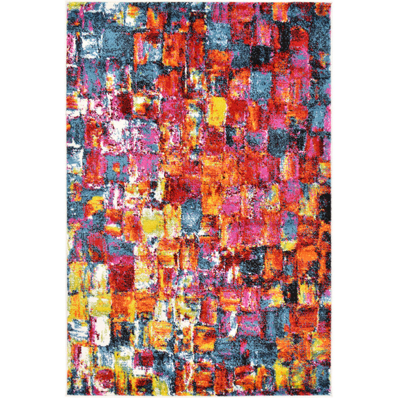 Marianne Abstract Indoor Rug, Rectangle 4' x 6'