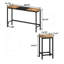 Table de salle à manger de cuisine moderne, table de pub, ensemble de table de salle à manger longue avec 3 tabourets, conception de tabouret suspendu pratique-1720255249