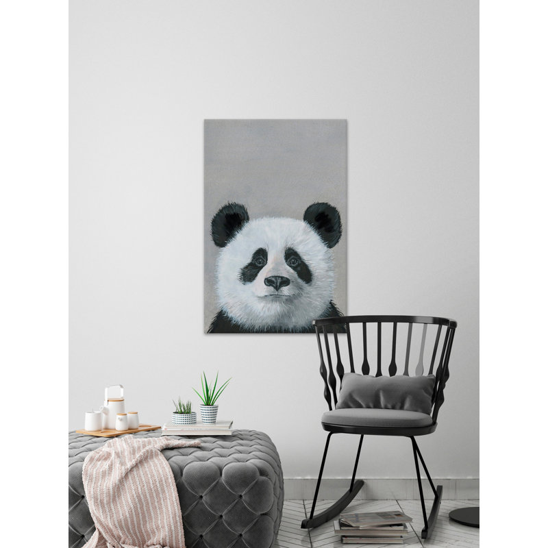 «Panda in Deep Thought», reproduction sur toile tendue, H 30 po x l 20 po x P 1,5 po