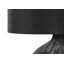 Lighting, 23 po, lampe de table, céramique noire, abat-jour noir, contemporain