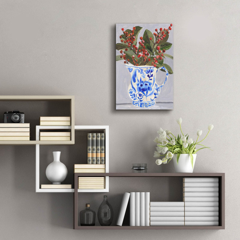  «Winter Heirloom 1» par Melissa Wang, art mural en verre acrylique, 16 po x 24 po, H 24 po x l 16 po
